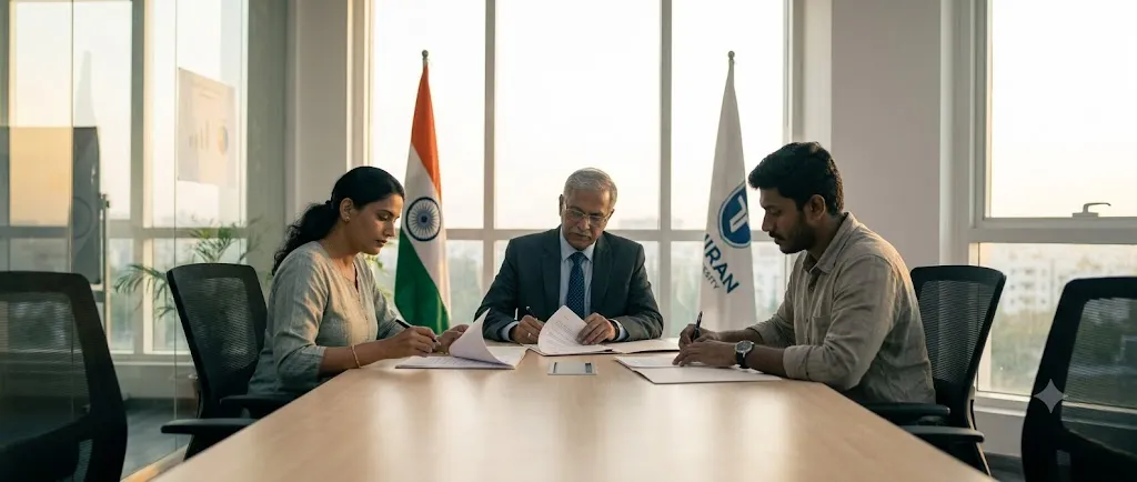 Partnership agreement signing at Thiran Incubation Foundation